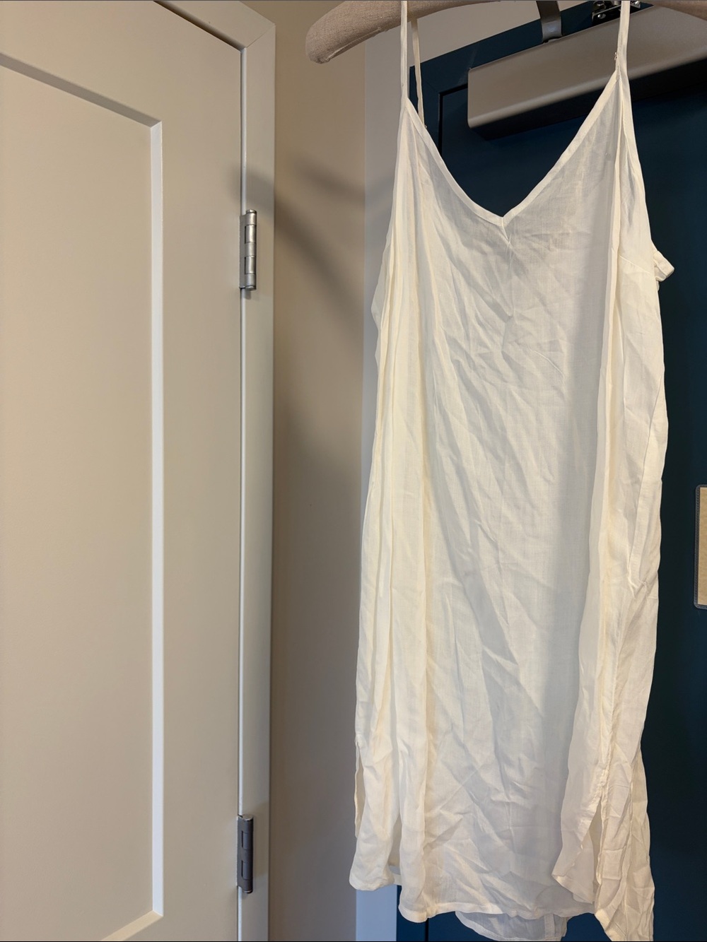 Tolani Lightweight White Slip Dress